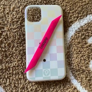 iPhone 11 loopy- opal checkered